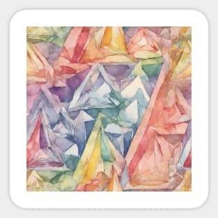 Vivid Rainbow Prism Sticker